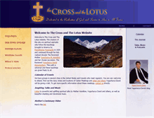 Tablet Screenshot of crossandlotus.com